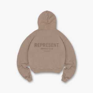 Brown Represent Hoodie