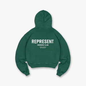 Green Represent Hoodie