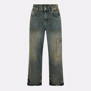 Represent Straight Leg Jeans Tobacco Blue