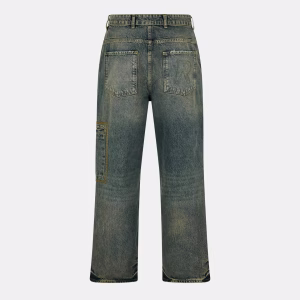 Represent Straight Leg Jeans Tobacco Blue