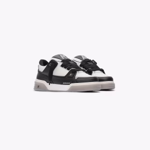 Represent Black Vintage White Trainers